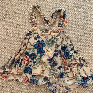 Floral tank top